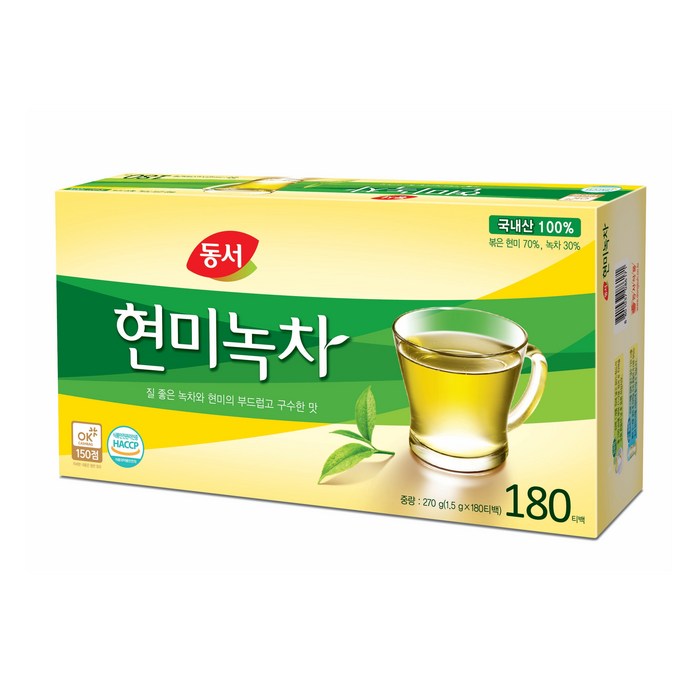 동서 현미녹차, 270g, 1개 대표 이미지 - 다이어트 차 추천