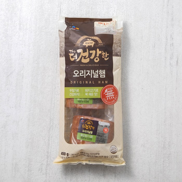 CJ제일제당 더건강한 햄, 150g, 3개입 대표 이미지 - 회사별 햄 비교 추천