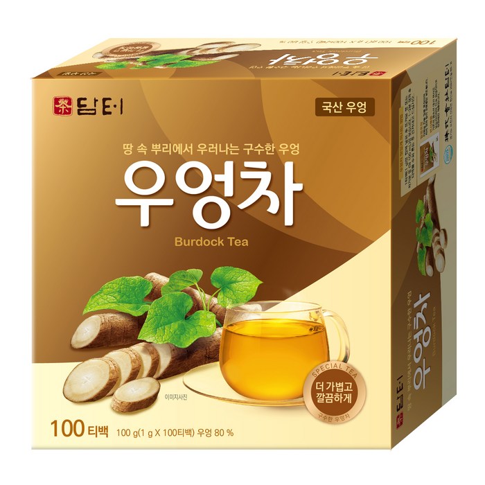 담터 우엉차 100T, 100ml, 1g, 100개 대표 이미지 - 다이어트 차 추천