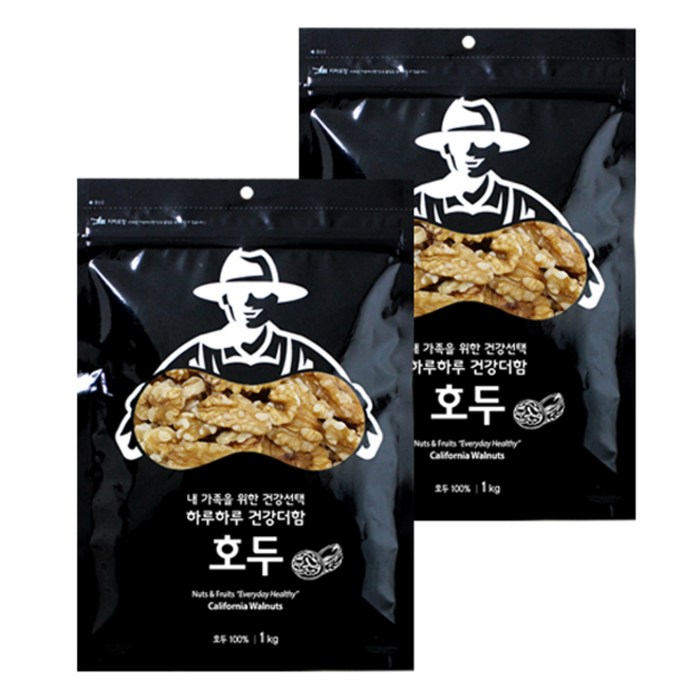 넛츠팜 호두, 1kg, 2개입 대표 이미지 - 피칸 추천