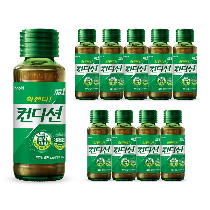 컨디션 헛개, 100ml, 10병 대표 이미지 - HK이노엔 추천