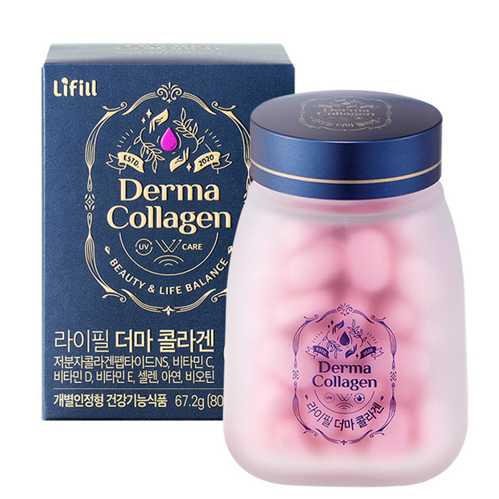 [조여정 콜라겐] 저분자 라이필 더마 콜라겐, 84정, 1개 대표 이미지 - 저분자 콜라겐 추천