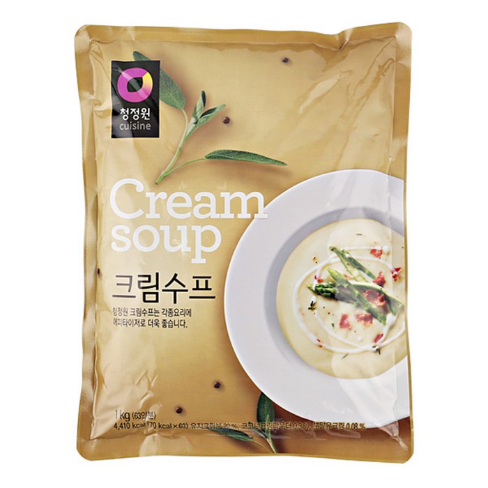 청정원 크림 스프, 1kg, 1개 대표 이미지 - 크림 스프 추천