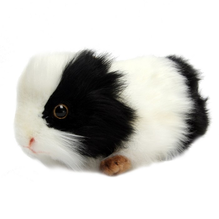 한사토이 동물인형 4592 기니피그2 Guinea Pig, 10cm, 블랙 대표 이미지 - 귀여운 동물 인형 추천