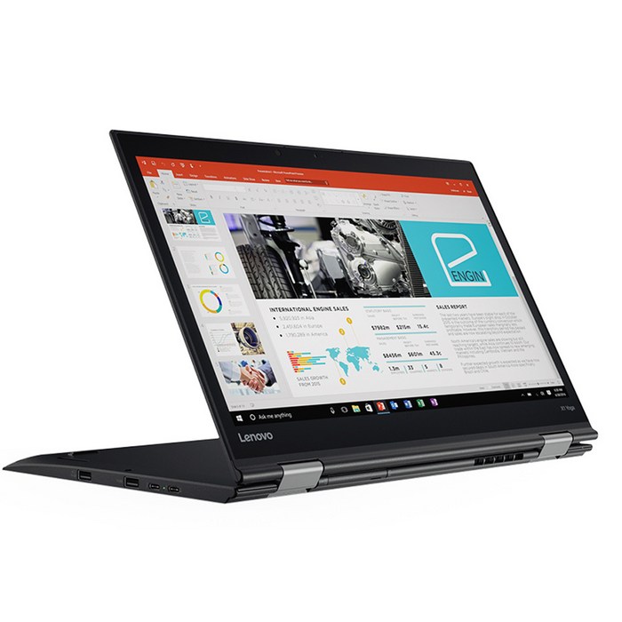 레노버 2th ThinkPad X1 YOGA 노트북 20JDA007KR (i7-7500U 35.5cm win10), Black 대표 이미지 - 롤 게이밍 노트북 추천
