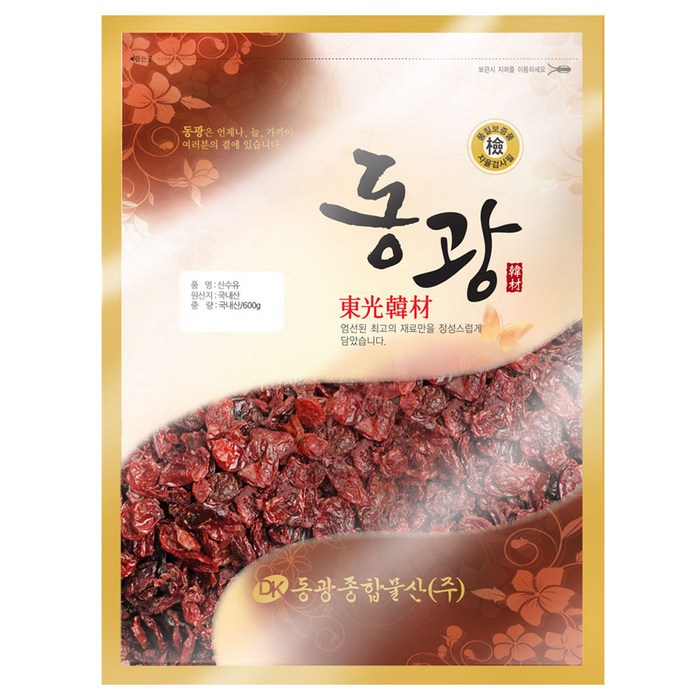 동광 국내산 산수유, 600g, 1개 대표 이미지 - 산수유 추천