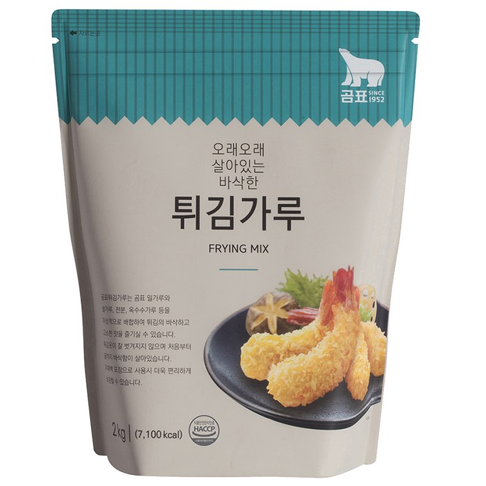 곰표 튀김가루, 2kg, 1개 대표 이미지 - 튀김가루 추천