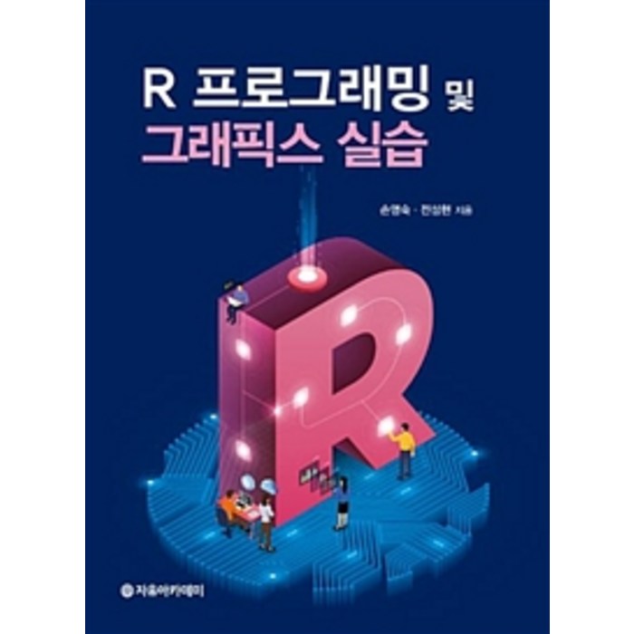 R 프로그래밍 및 그래픽스 실습, 자유아카데미 대표 이미지 - R 책 추천