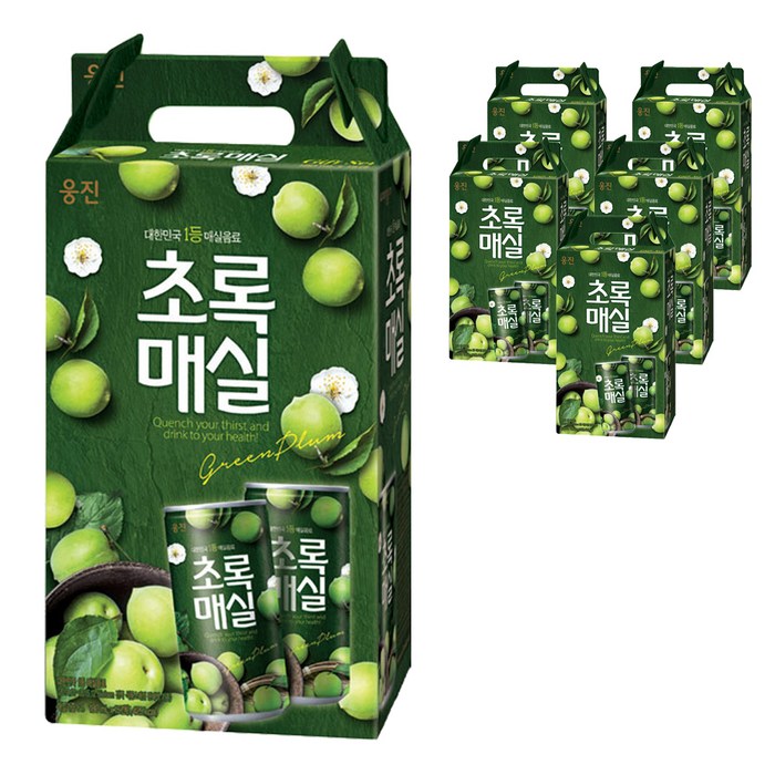 초록매실, 180ml, 90개 대표 이미지 - 매실 원액 추천