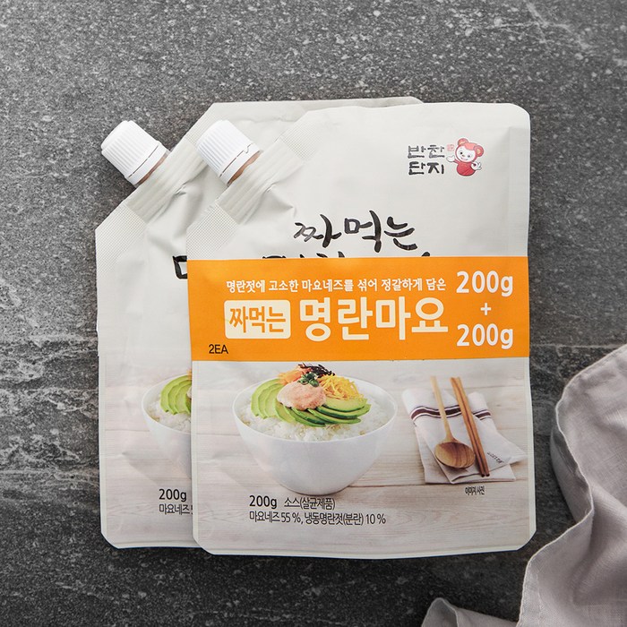 반찬단지 짜먹는 명란마요, 200g, 2개 대표 이미지 - 즛토마요 추천