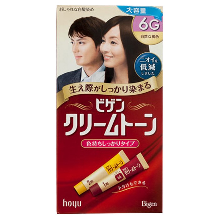 비겐 크림톤 염모제 60g, 6G 자연 갈색, 1개 대표 이미지 - 새치 염색 추천