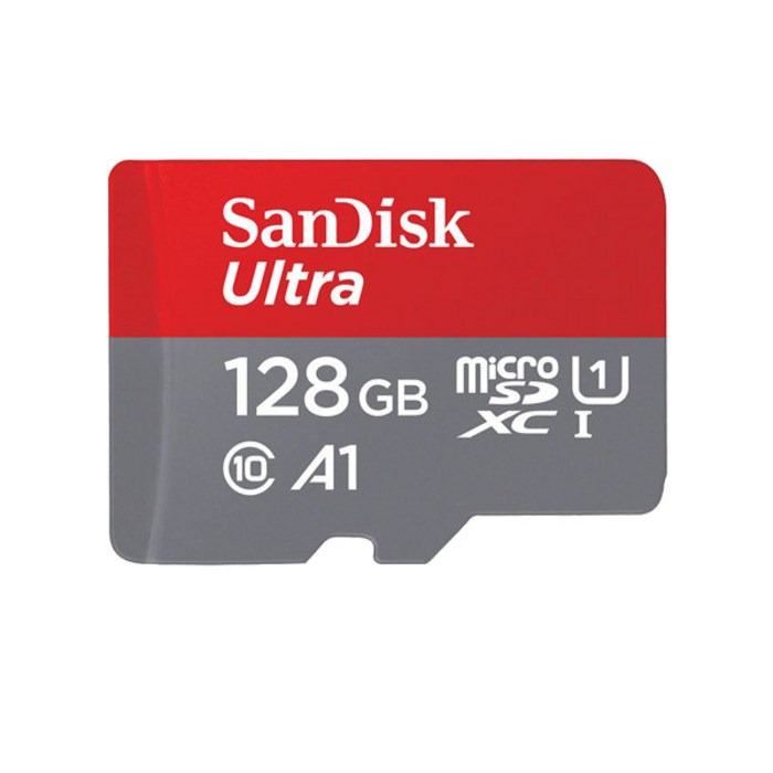 샌디스크 울트라 Micro SD 메모리카드 SDSQUAR-128GB, 128GB 대표 이미지 - 마이크로 SD카드 추천