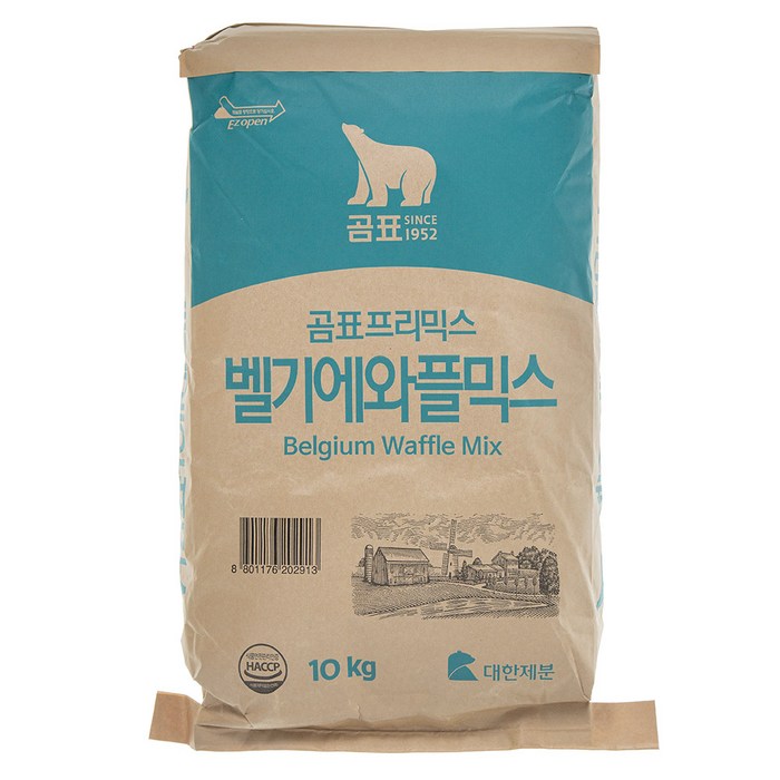 곰표 대한제분 벨기에 와플믹스, 10kg, 1개 대표 이미지 - 벨기에 와플 추천