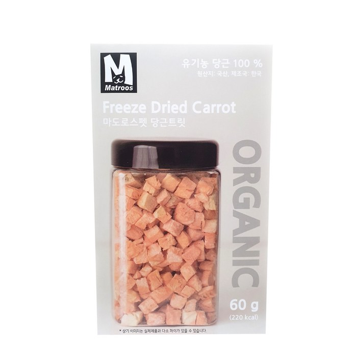 마도로스펫 반려동물 간식 60g, 당근트릿, 1개 대표 이미지 - 치킨트릿 추천