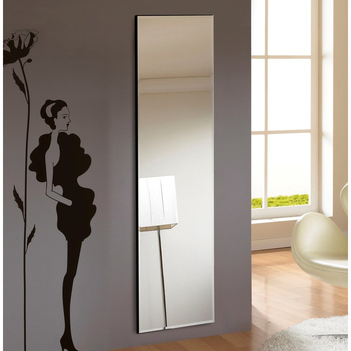 미소아이 심플 벽걸이 전신거울 400 x 1500 mm, 블랙 대표 이미지 - 벽걸이 전신거울 추천