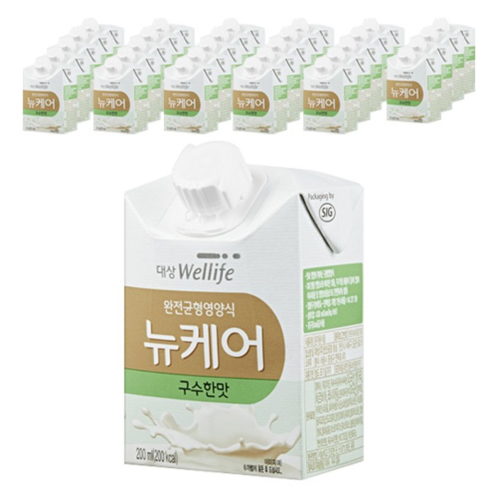 대상웰라이프 뉴케어 구수한맛 완전균형영양식, 200ml, 30개 대표 이미지 - 뉴케어 영양식 추천