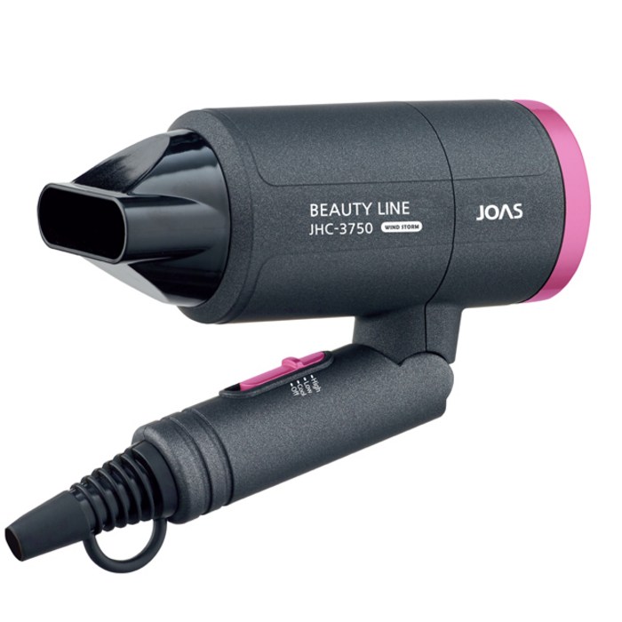 조아스 접이식 헤어 드라이기 JHC-3750 1300W, 혼합색상 대표 이미지 - 여행용 드라이기 추천