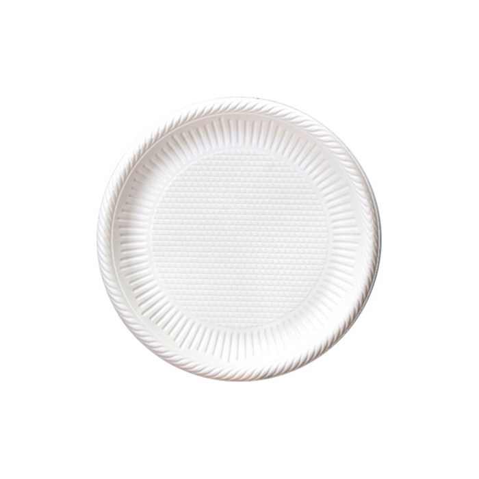 옥수수전분 접시 14cm 백색, 1개입, 200개 대표 이미지 - 일회용 그릇 추천