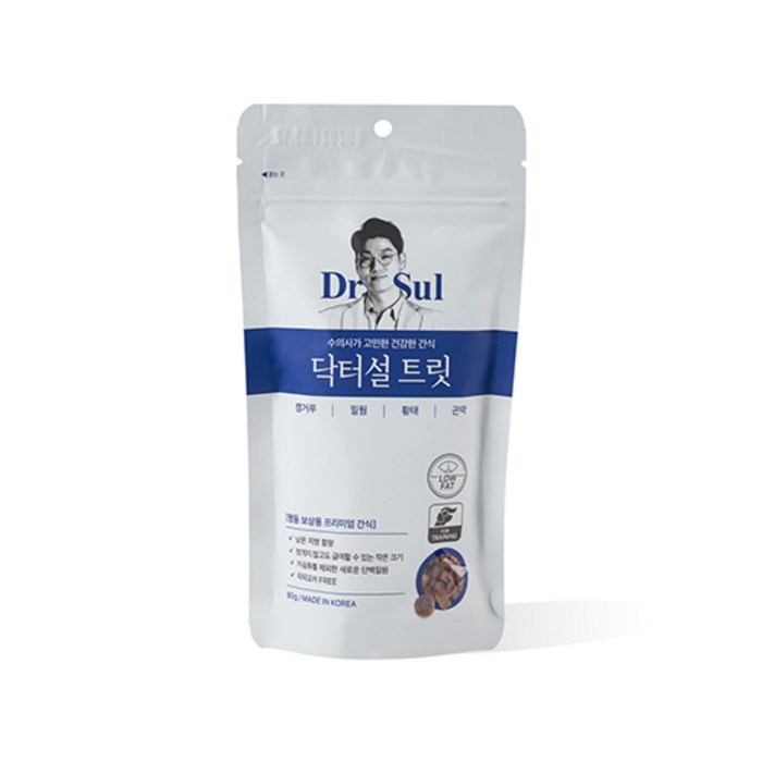 핏펫 닥터설 트릿 오리지널 강아지간식 80g, 1개 대표 이미지 - 강아지 영양제 추천