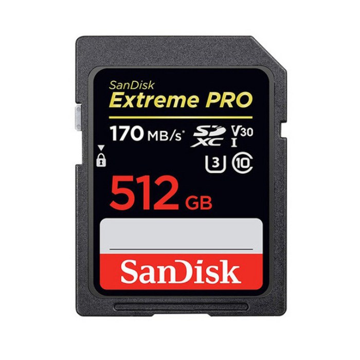 샌디스크 익스트림 프로 SD 카드 SDXC SDSDXXY, 512GB