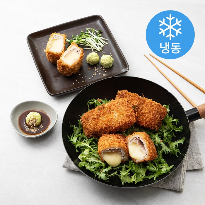 미남키친 리얼치즈까스 (냉동), 120g, 4개입 대표 이미지 - 치즈폭포 추천