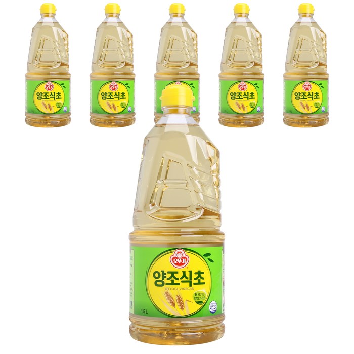 오뚜기 양조식초, 6개, 1.5L 대표 이미지 - 식초 추천