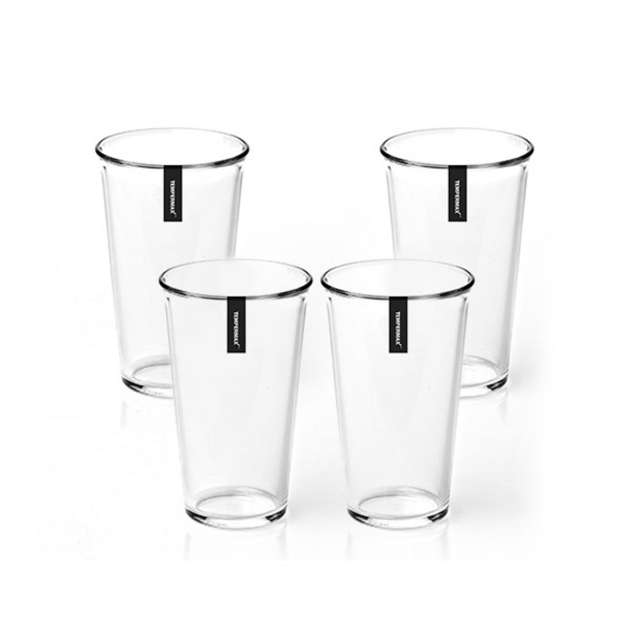 글라스락 내열강화 샤이닝 유리 텀블러 4p, 투명, 500ml 대표 이미지 - 유리컵 추천