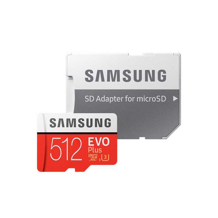 삼성전자 EVO PLUS 마이크로SD 메모리카드 MB-MC512HA/KR, 512GB 대표 이미지 - 마이크로 SD카드 추천