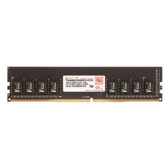 브이컬러 BLACK DDR4 8G 데스크탑용 PC4-25600 대표 이미지 - DDR4 램 추천