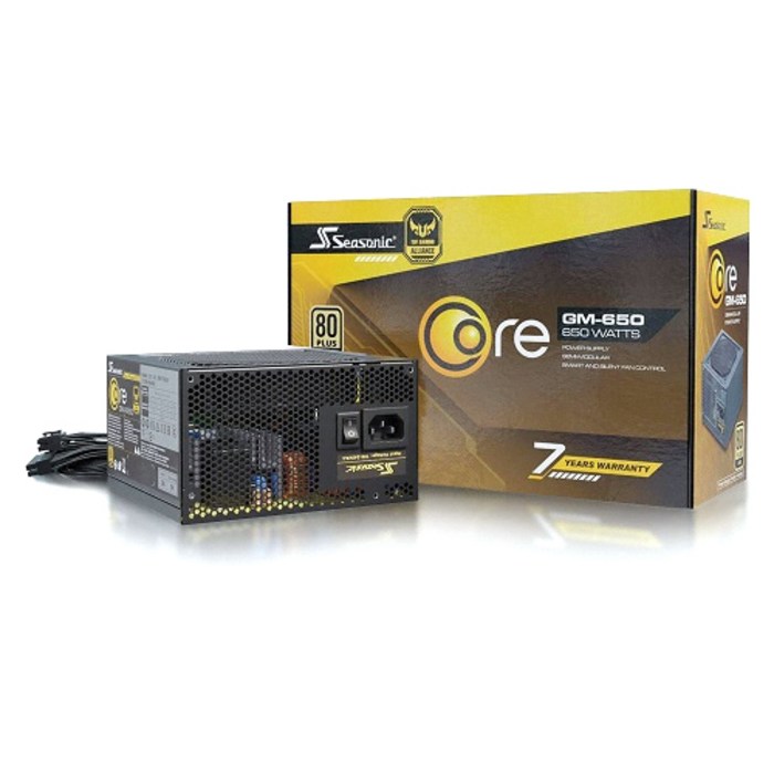 시소닉 CORE GOLD GM-650 Modular Micro-ATX SSR-650LX 대표 이미지 - 컴퓨터 파워 추천