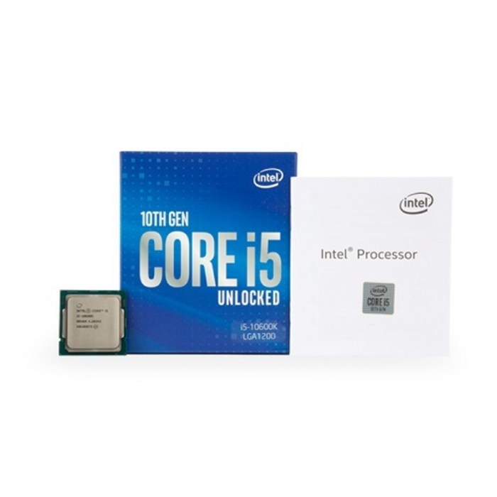 인텔 코어 코멧레이크 S CPU 10세대 i5-10600K 대표 이미지