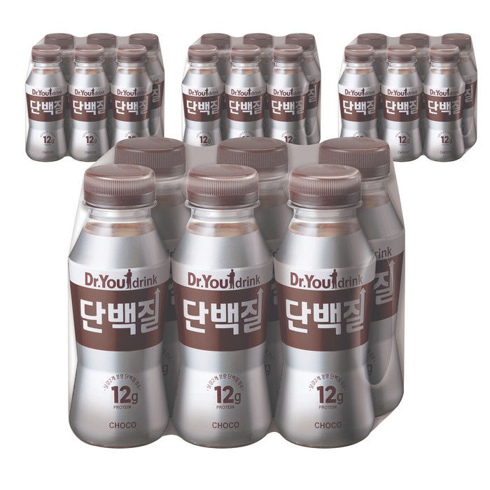 닥터유 드링크 단백질 초코맛, 240ml, 24개 대표 이미지 - 초코맛 프로틴 추천