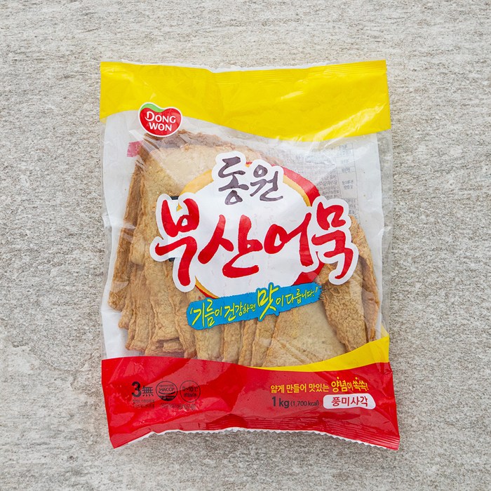 동원 부산 풍미사각 어묵, 1kg, 1개 대표 이미지 - 부산 음식 추천