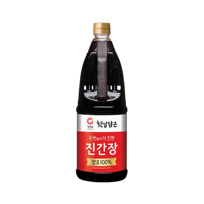 청정원 두번달여 더 진한 진간장, 1.7L, 1개 대표 이미지 - 간장 추천