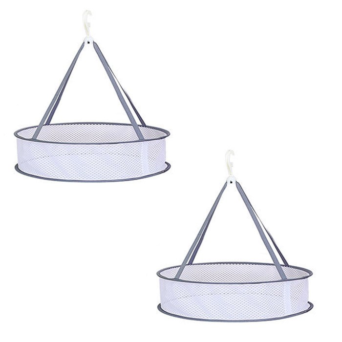 아리코 접이식 빨래 건조 좁은망 원형라운드 1단 61 x 12 cm, 1개입, 2개 대표 이미지 - 건조망 추천