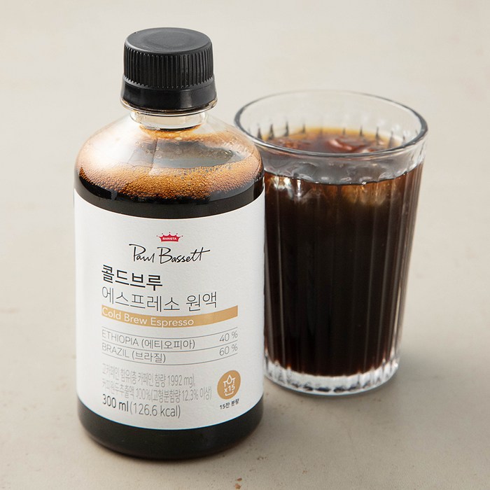 폴바셋 콜드브루 에스프레소 원액, 300ml, 1개 대표 이미지 - 콜드브루 추천