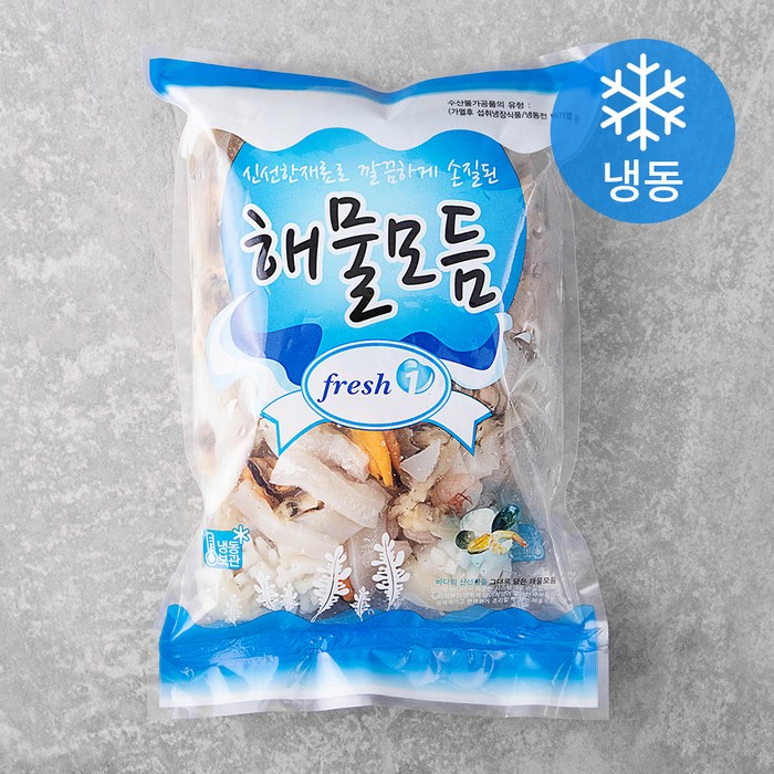 해물모듬 (냉동), 500g, 1봉 대표 이미지 - 해물탕 밀키트 추천