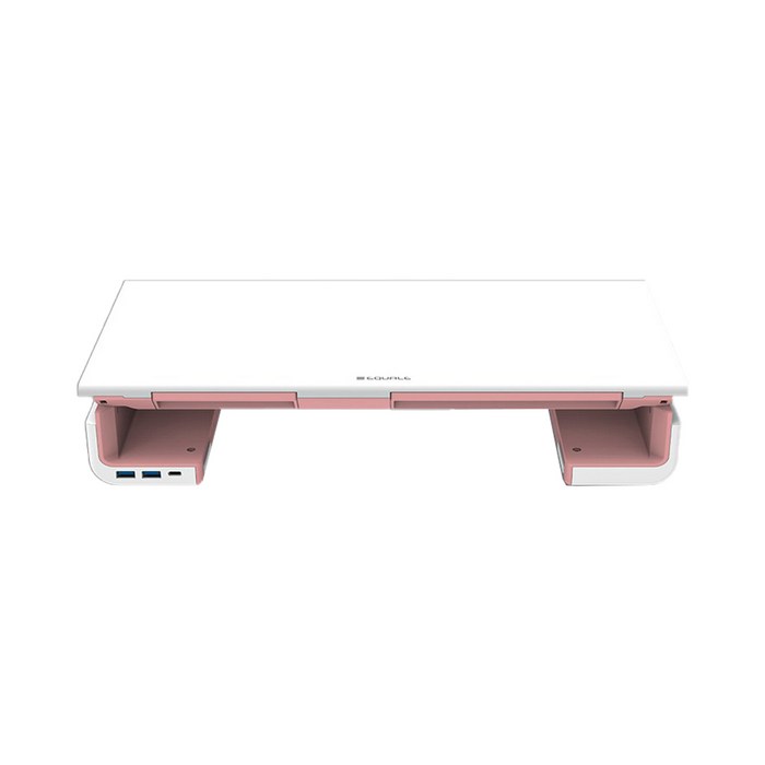 브라보텍 M-DESK USB 3.0 모니터 받침대 AP-2002, 핑크, 1개 대표 이미지 - 본체 받침대 추천