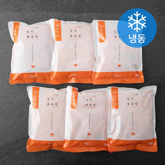 엄지 김치볶음밥 신 (냉동), 300g, 6개 대표 이미지 - 천일식품 추천