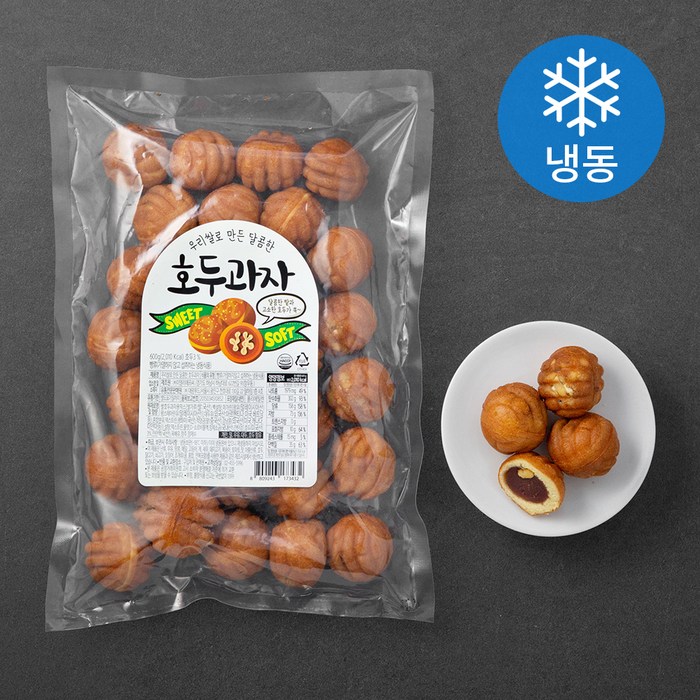 우리쌀로 만든 달콤한 호두과자 (냉동), 600g, 1개 대표 이미지 - 박호두 추천