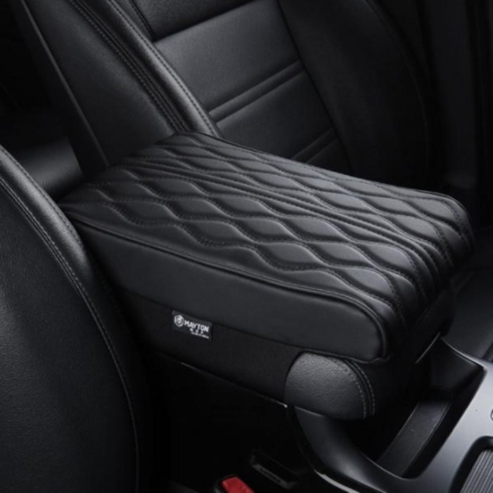 메이튼 투싼 NX4 풀체인지 튜닝 콘솔 팔걸이쿠션, 블랙 대표 이미지 - 투싼 NX4 차량용품 추천