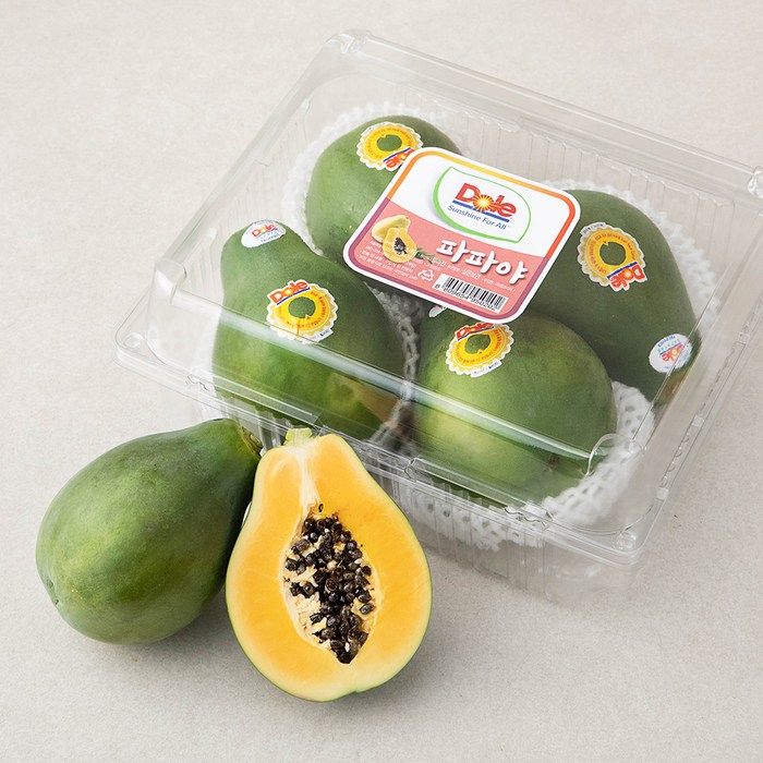 Dole 파파야, 1.75kg(4입), 1팩 대표 이미지 - 열대과일 추천