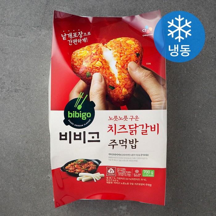 비비고 치즈 닭갈비 주먹밥 (냉동), 700g, 1개 대표 이미지 - 비비고 주먹밥 추천