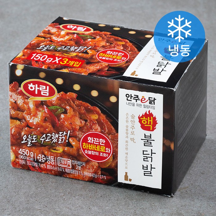 하림 핵불닭발 (냉동), 450g, 1개 대표 이미지 - 핵 추천
