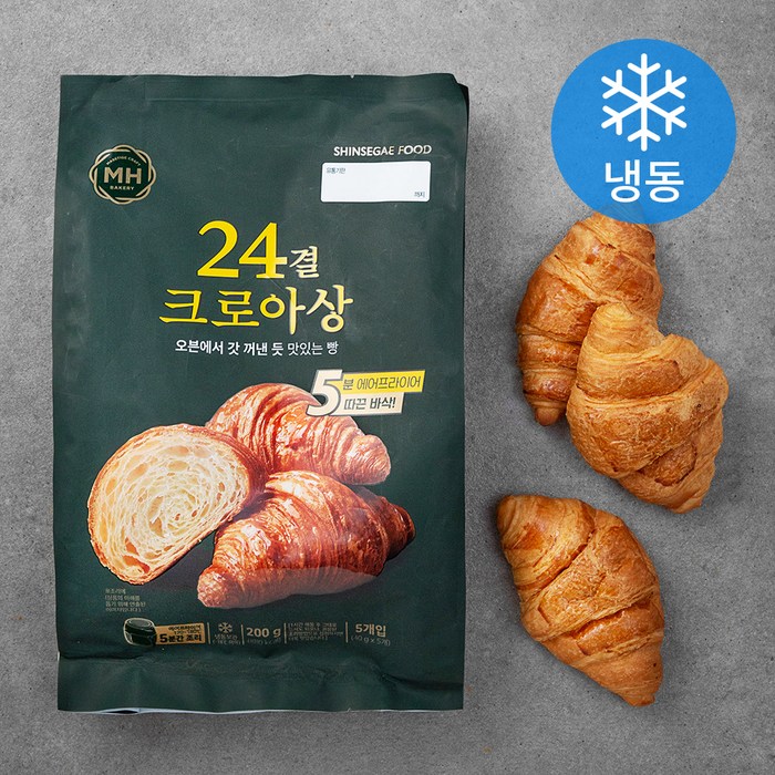 밀크앤허니 24결 크로와상 (냉동), 200g, 1개 대표 이미지 - 신세계푸드 추천