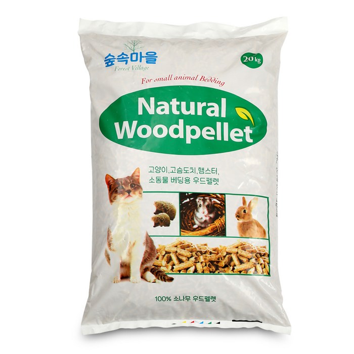 숲속마을 네추럴 우드펠렛 고양이모래 소나무향 - 쇼핑뉴스