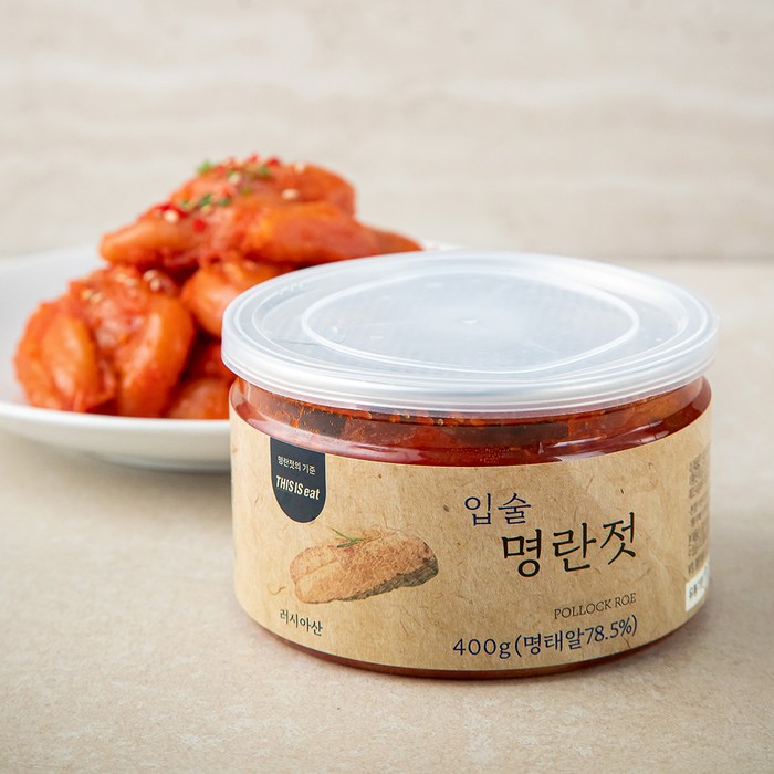 입술젓갈 양념 명란젓, 400g, 1개 대표 이미지 - 명란젓 추천