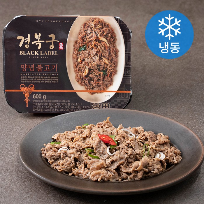 경복궁 양념 불고기 (냉동), 600g, 1개 대표 이미지 - 경복궁 맛집 추천