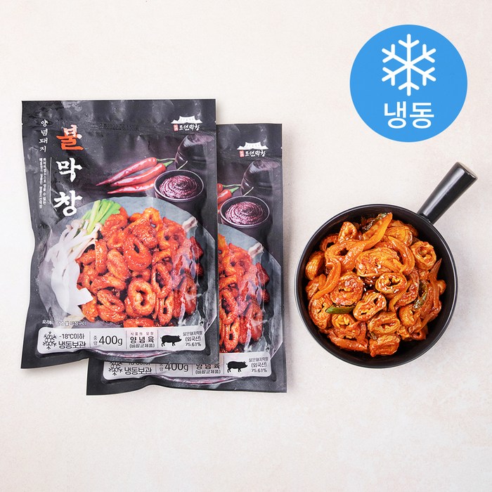 명품조선막창 양념 돼지불막창 (냉동), 400g, 2팩 대표 이미지 - 불막창 추천