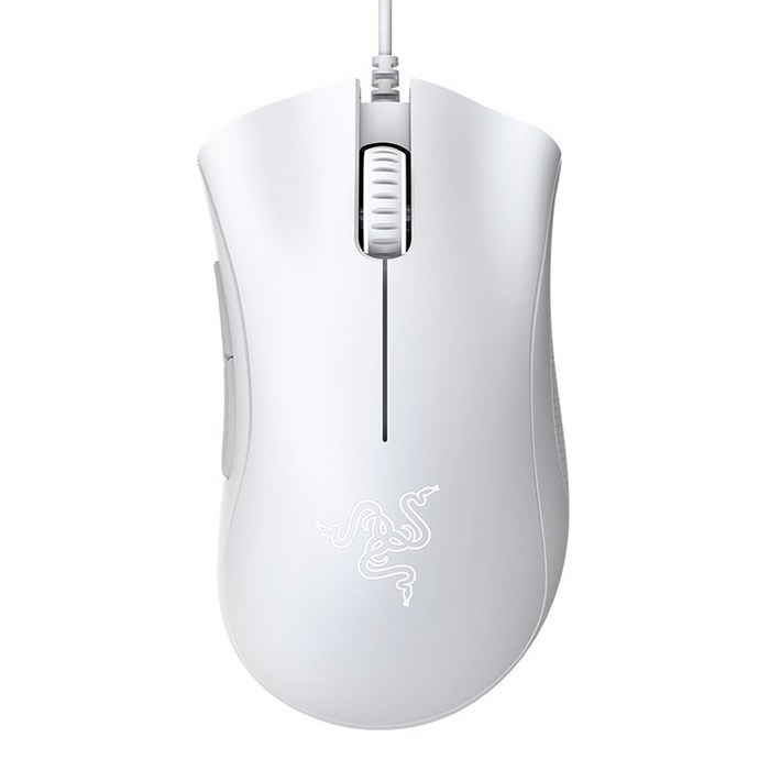 레이저 DeathAdder Essential 유선마우스 RZ01-0385, 화이트 대표 이미지 - 페이커 마우스 추천